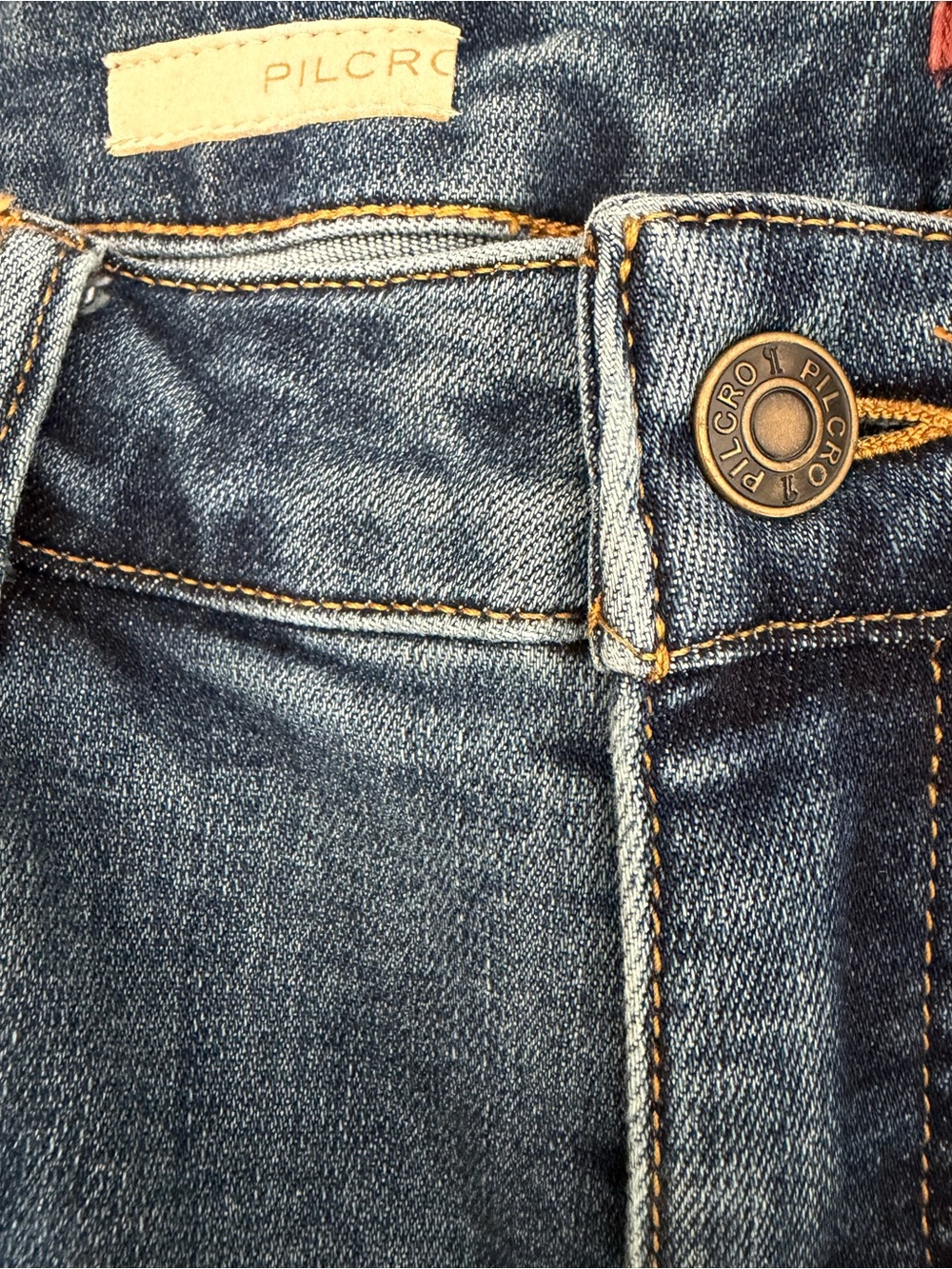 Anthropologie Pilcro Mid-Rise Slim Straight Cargo Jeans 30 TALL - Picture 7 of 12